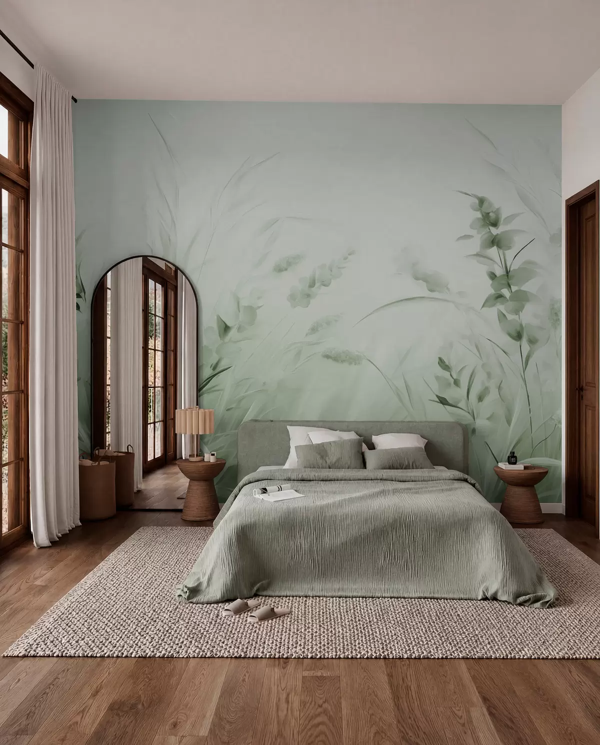 wall murals Field of flowers w05913v1