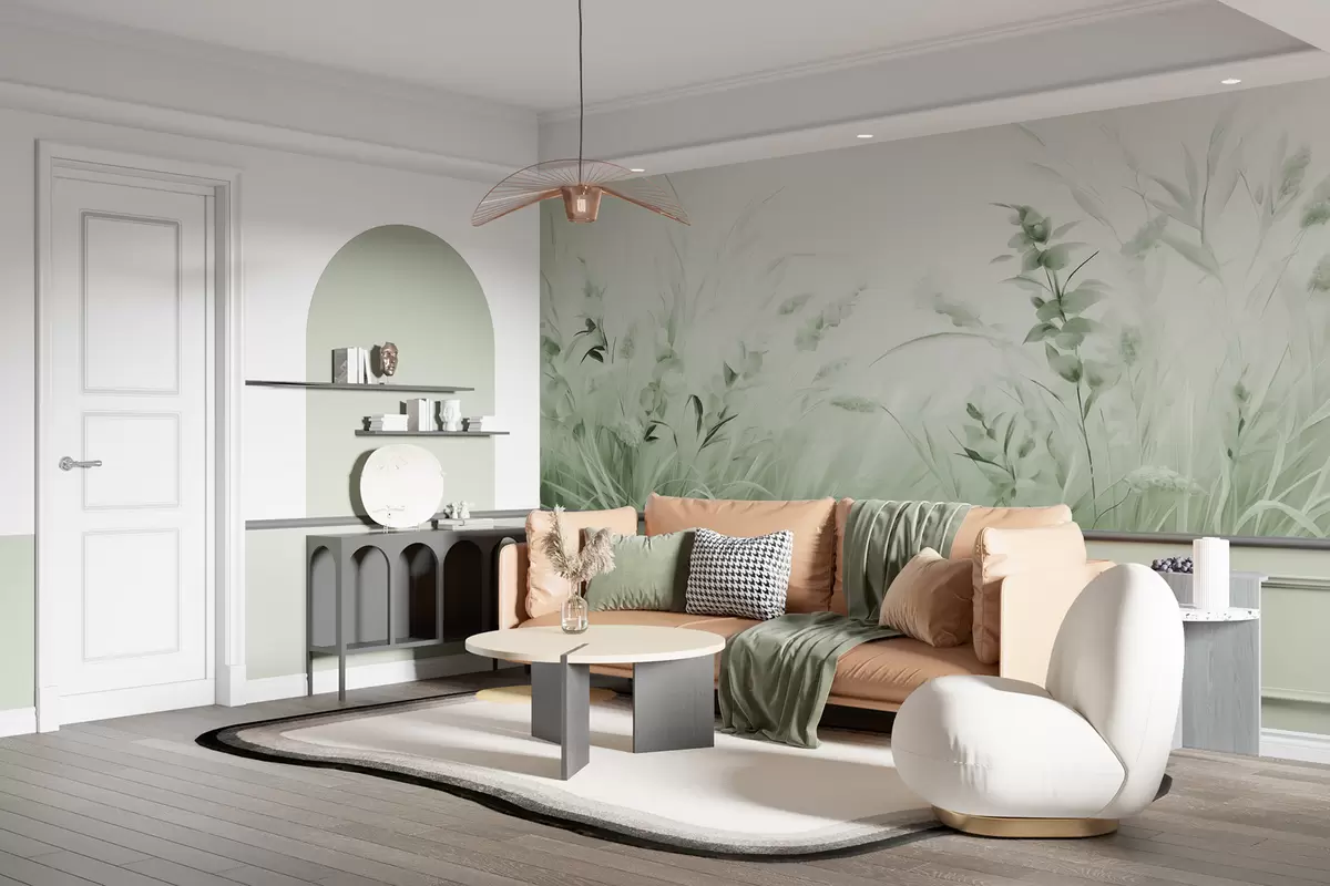 wall murals Field of flowers w05913v1