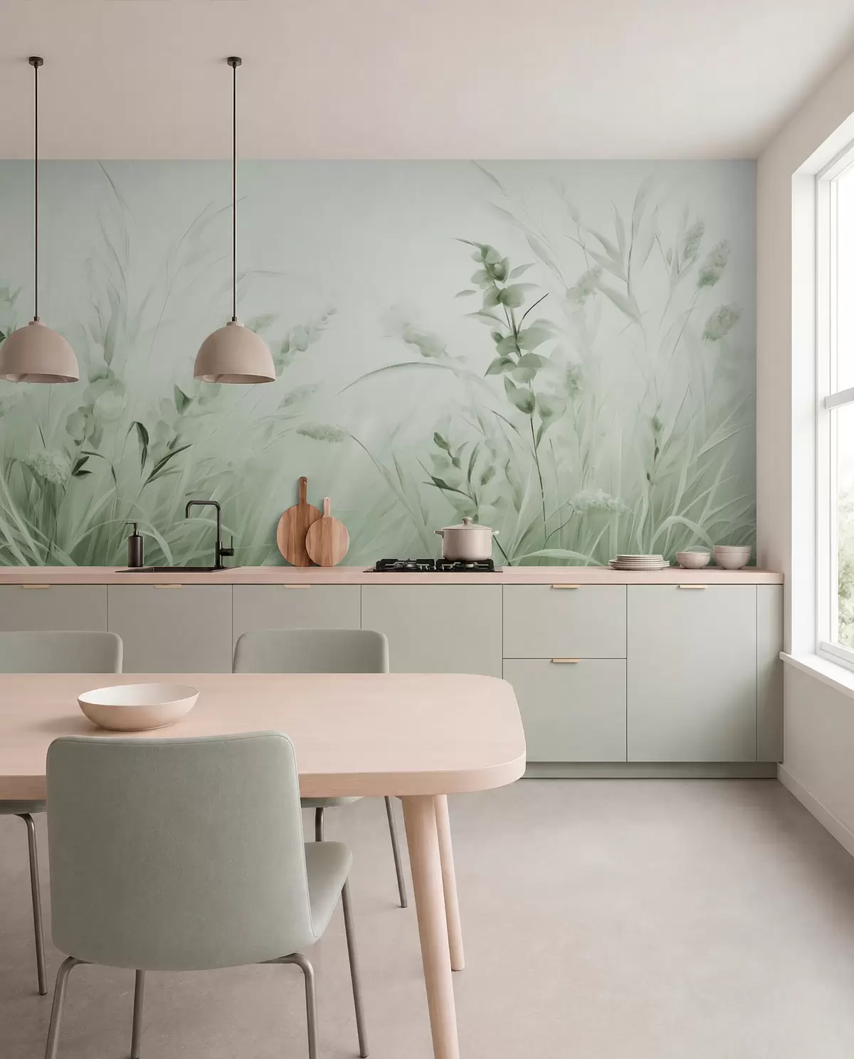 wall murals Field of flowers w05913v1