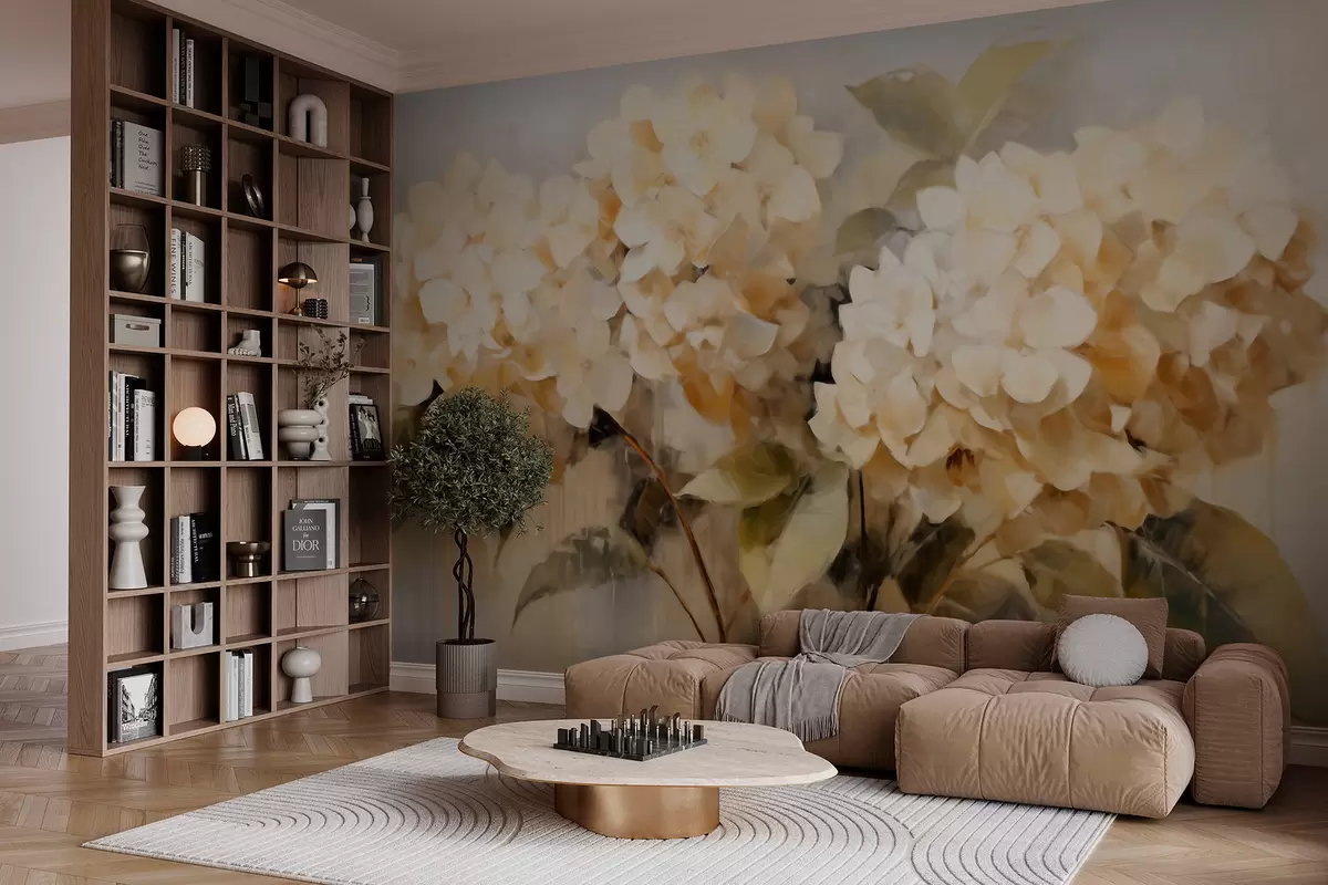 wall murals Hydrangeas w06003