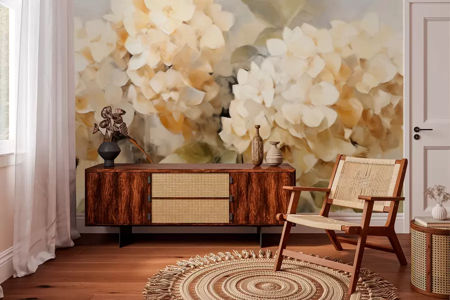 wall murals Hydrangeas w06003