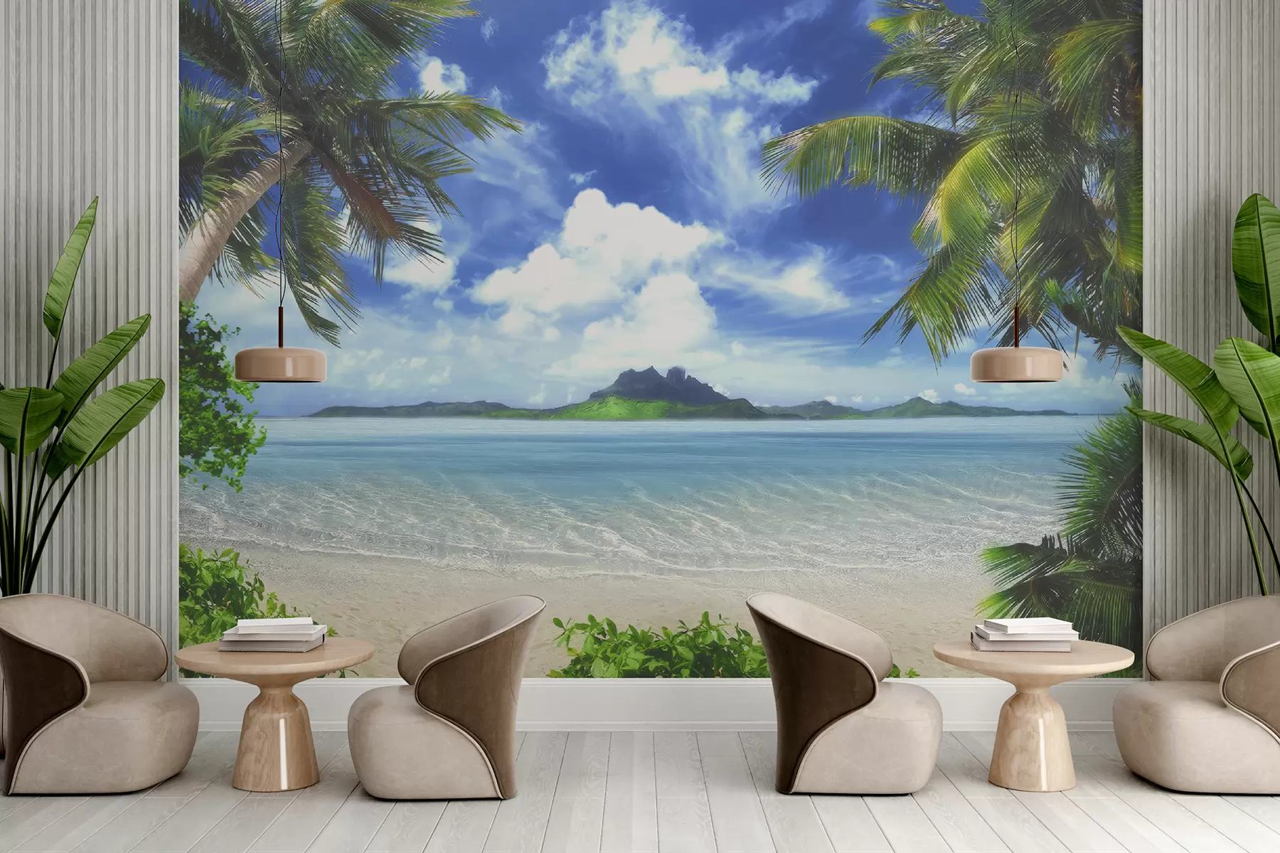 wall murals Water, sky e cloud u64771