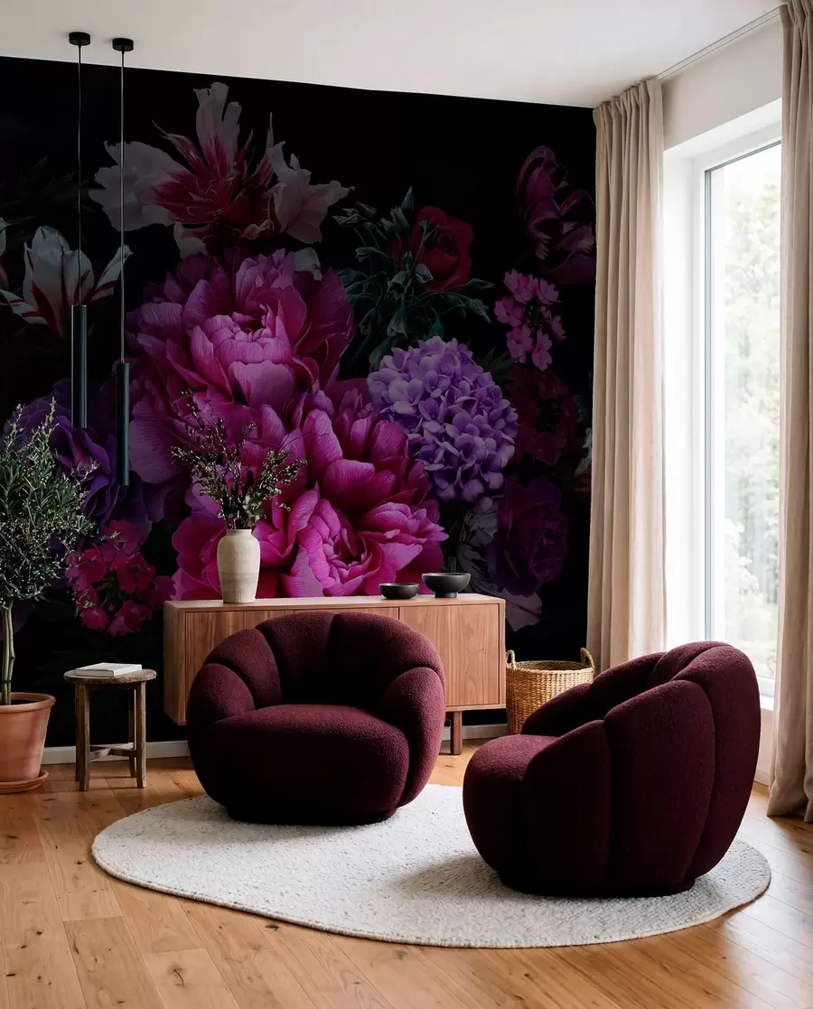 wall murals Bouquet of magnificent peonies u72224