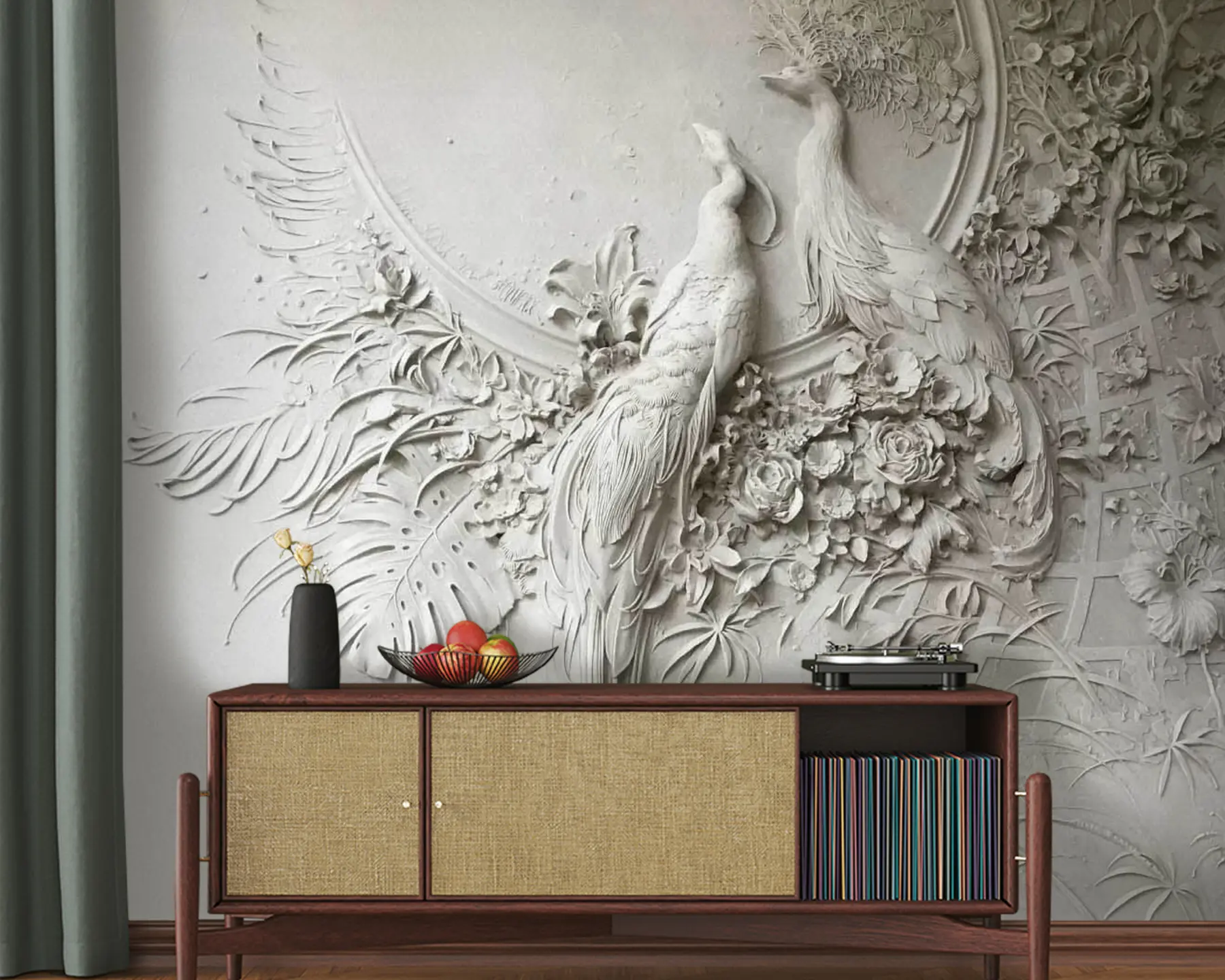 wall murals Twig, plant e wood u46452