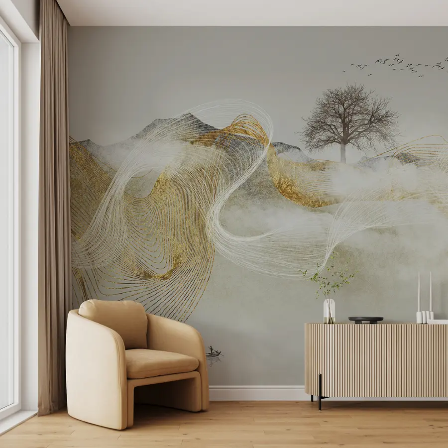 wall murals Gesture, art e font u16828
