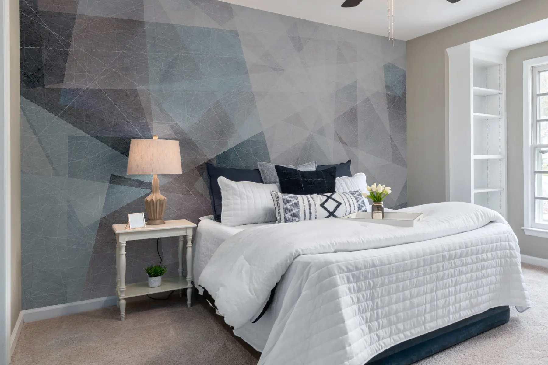 wall murals Grey, art e font u29741