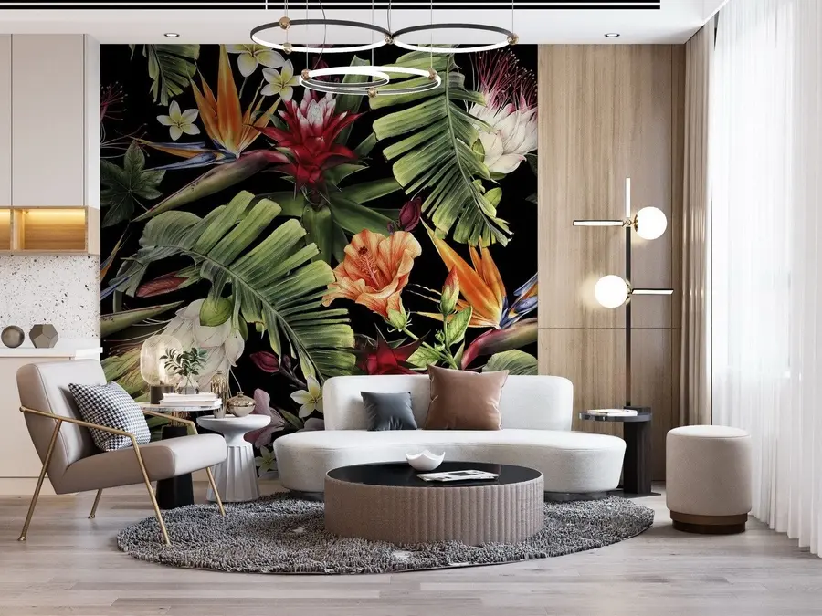 wall murals Tropical pattern u72341