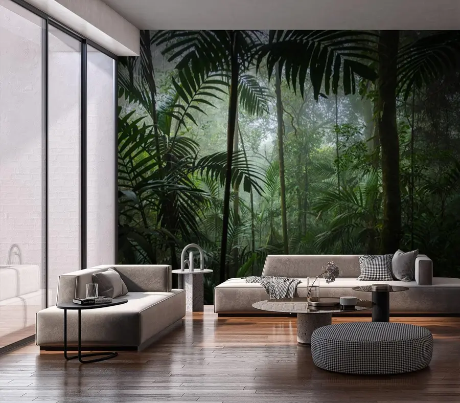 wall murals A tropical forest u72344