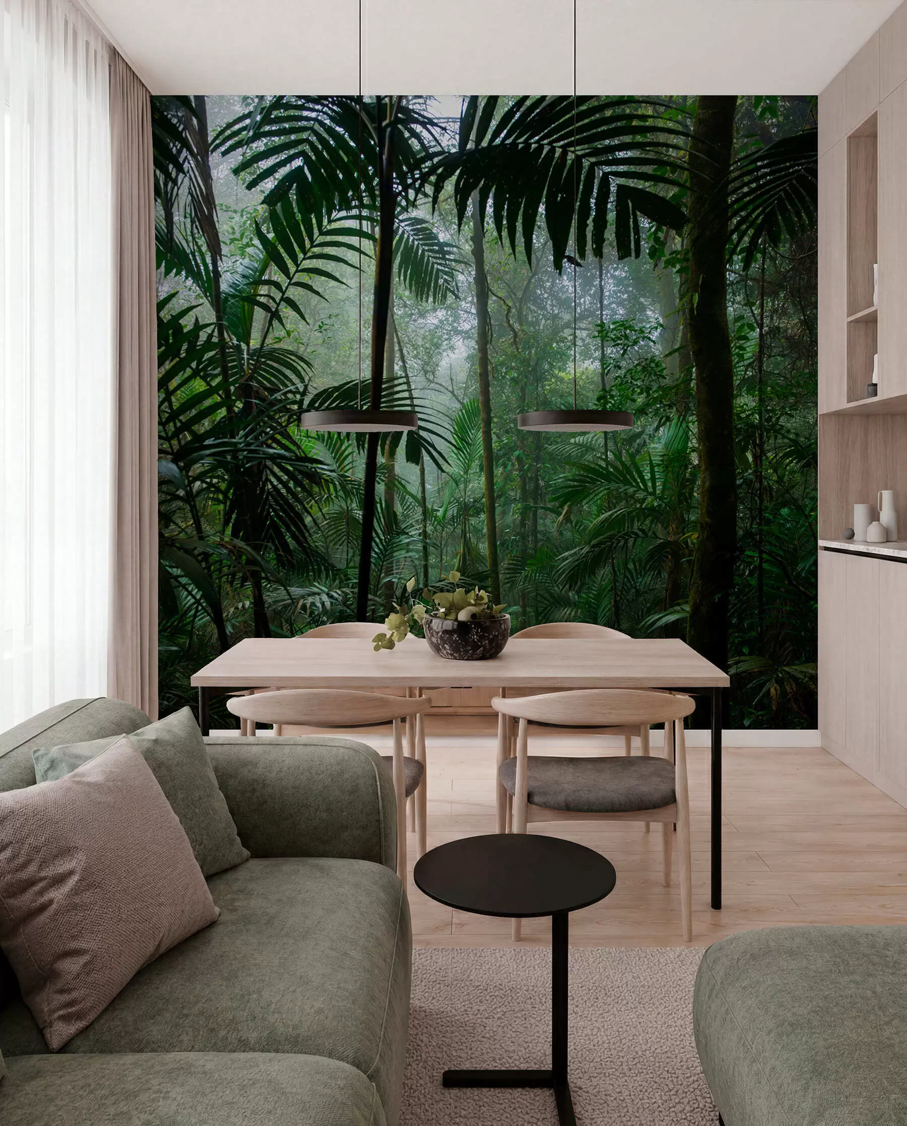 wall murals Rainforest Light u72344