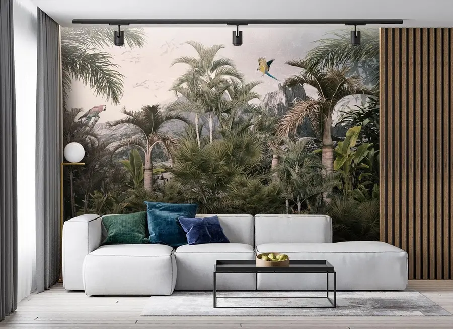 wall murals Sunset in the tropics u72413