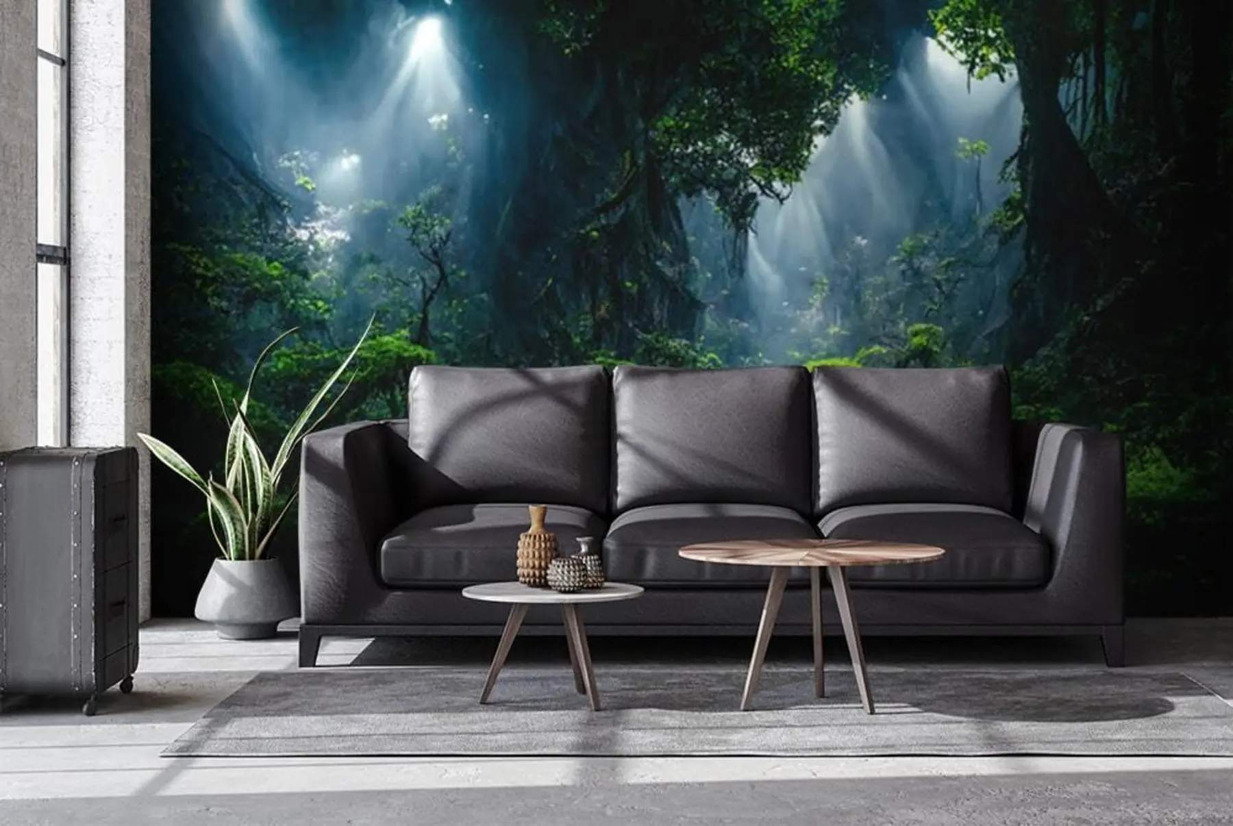 wall murals Natural forest landscape u72430