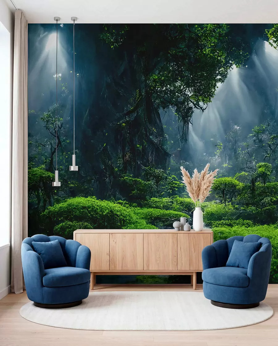 wall murals Natural forest landscape u72430