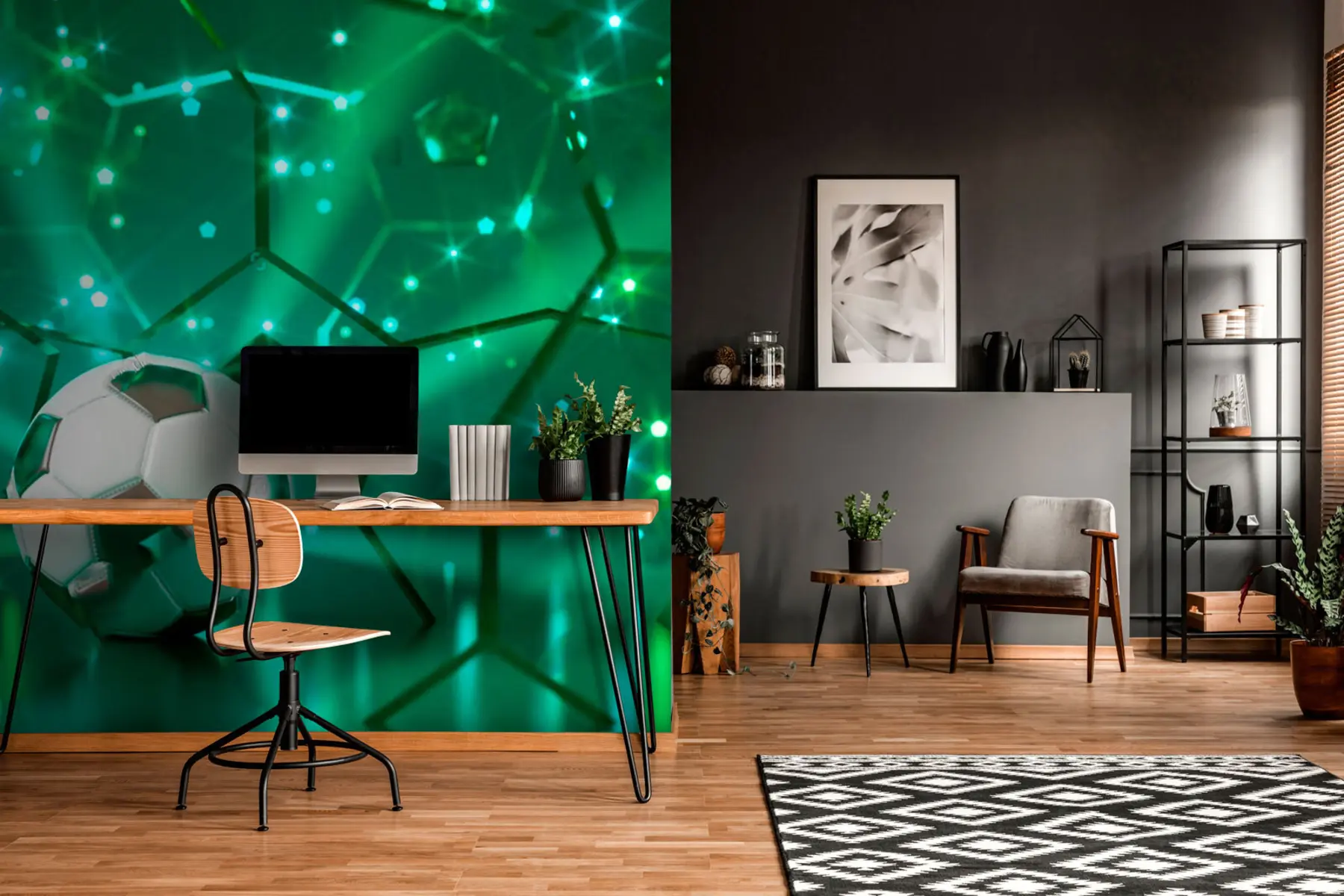 wall murals Ball on a beautiful background u72787