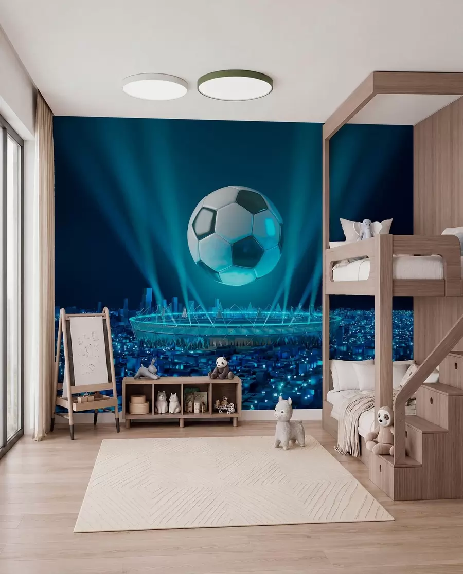 wall murals Stadium under Blue Lights u72793