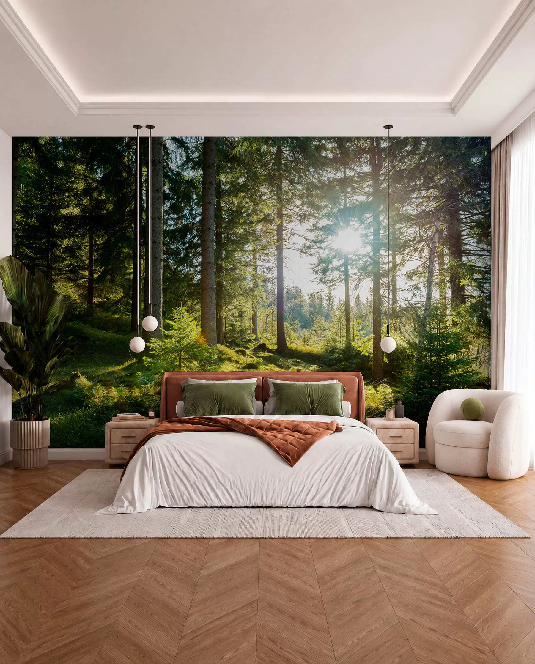 wall murals Carkonoshe Mountains in Poland u80015