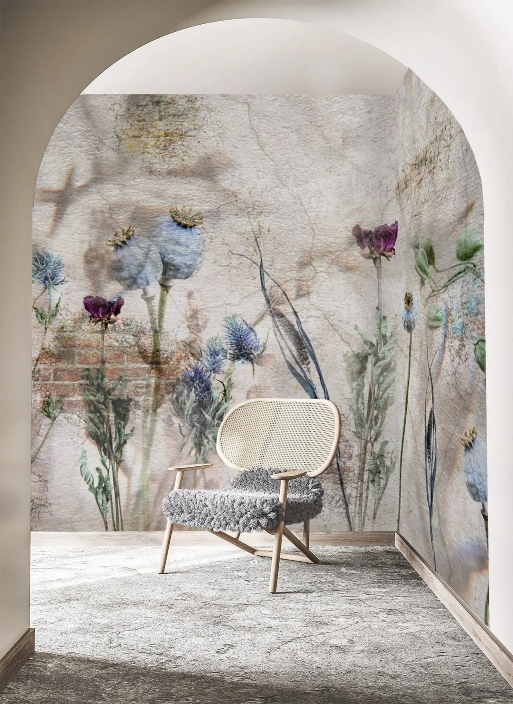 wall murals Flowers and herbs u72771