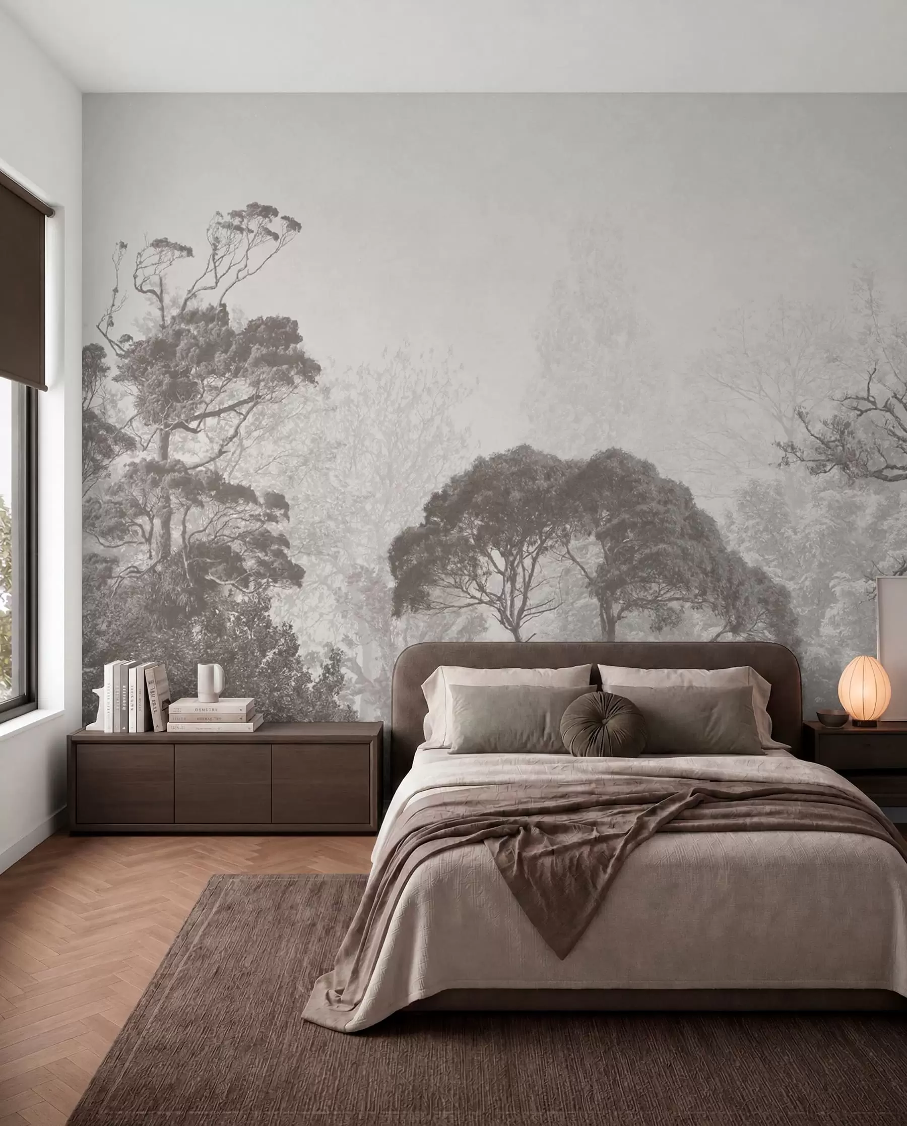 wall murals Forest Sketch u79824