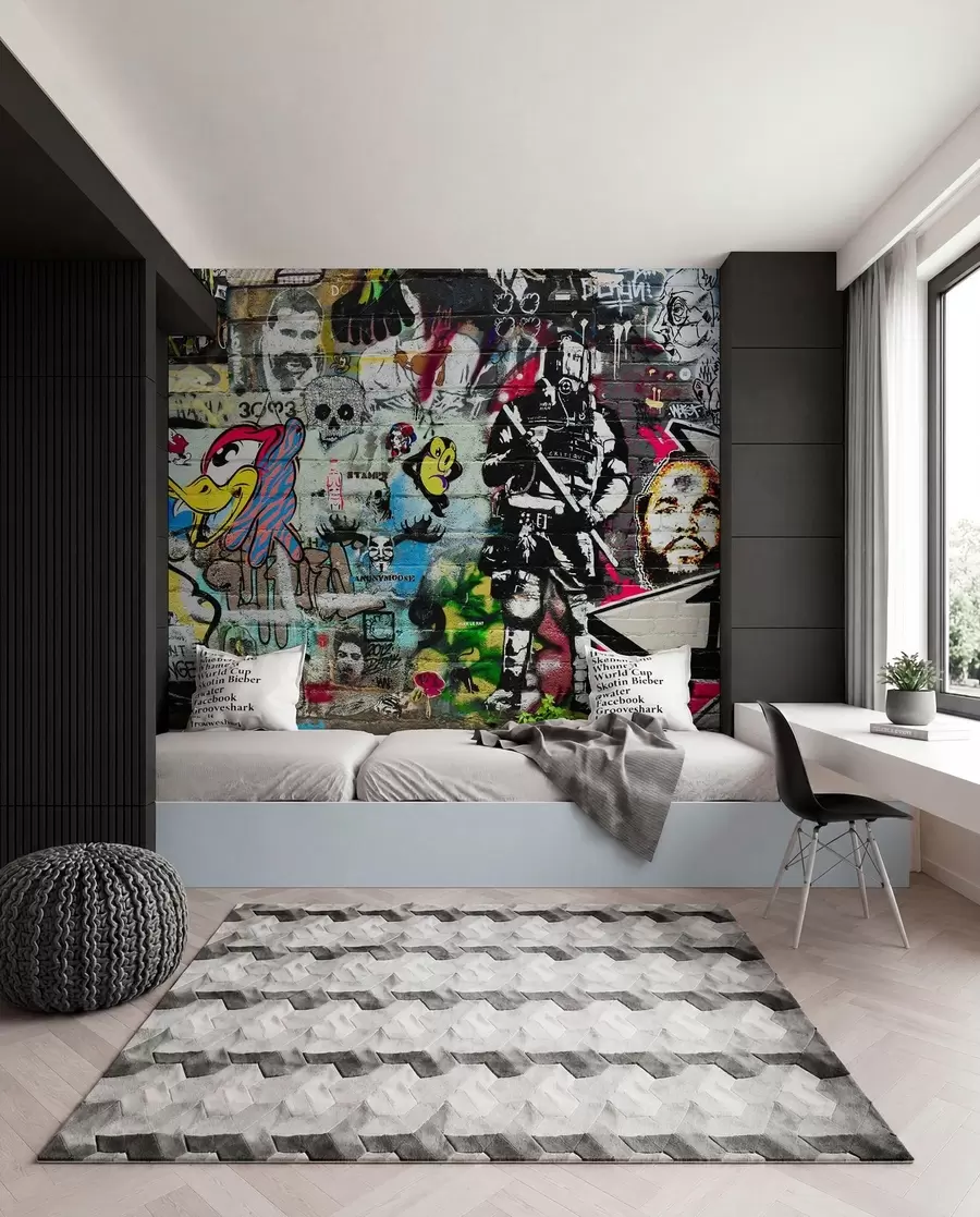 wall murals Street Art Collage u12434