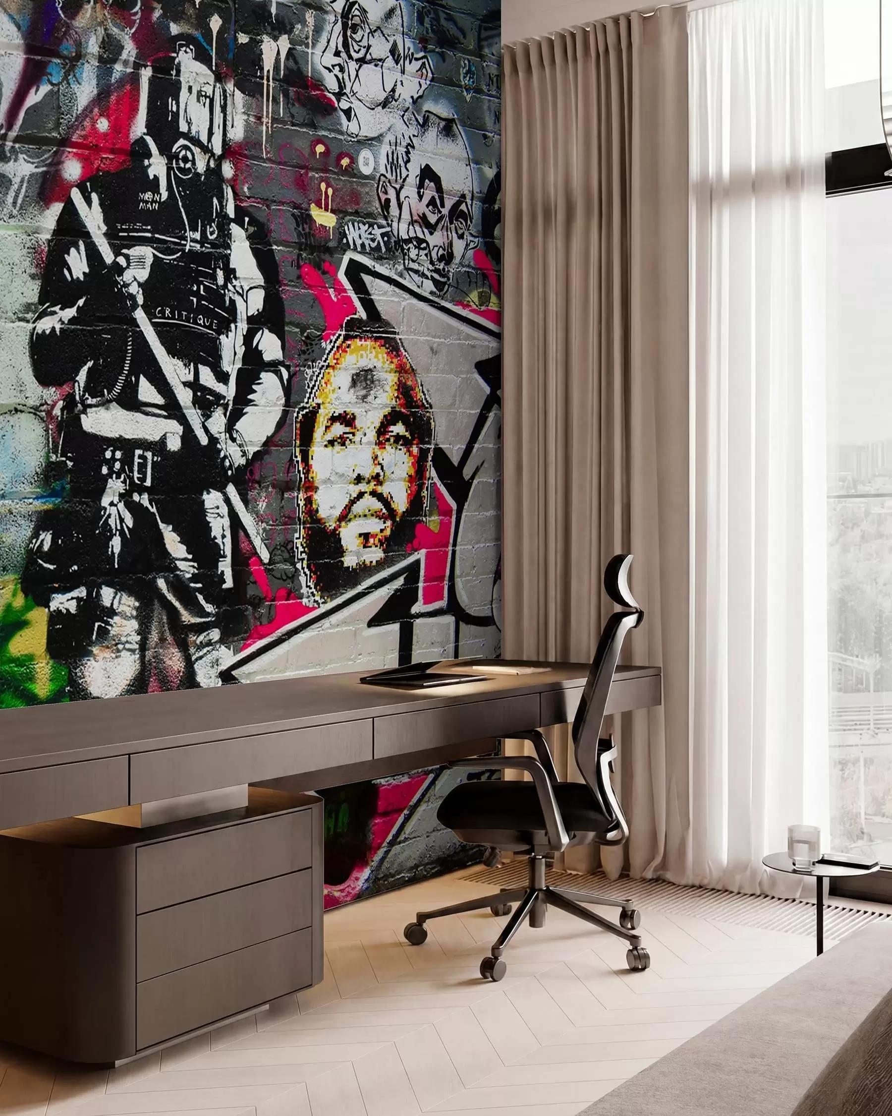 wall murals Street Art Collage u12434