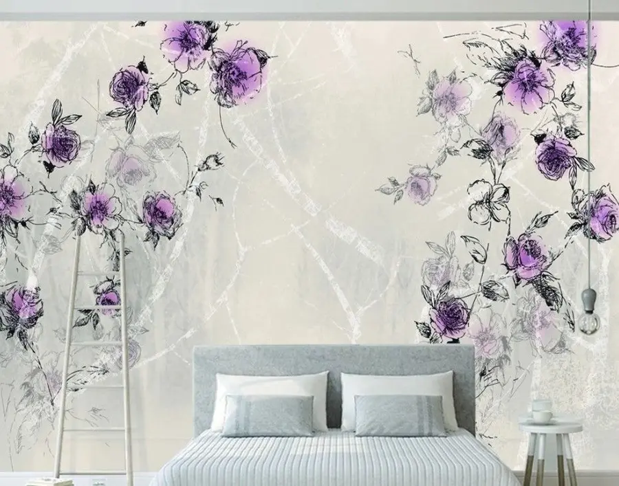 Wall murals Beautiful fairy and butterflies nr. u54002 Uwalls.co.uk