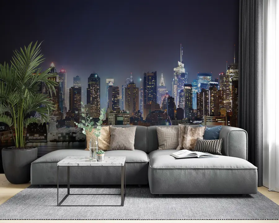 wall murals Building, skyscraper e water u54515