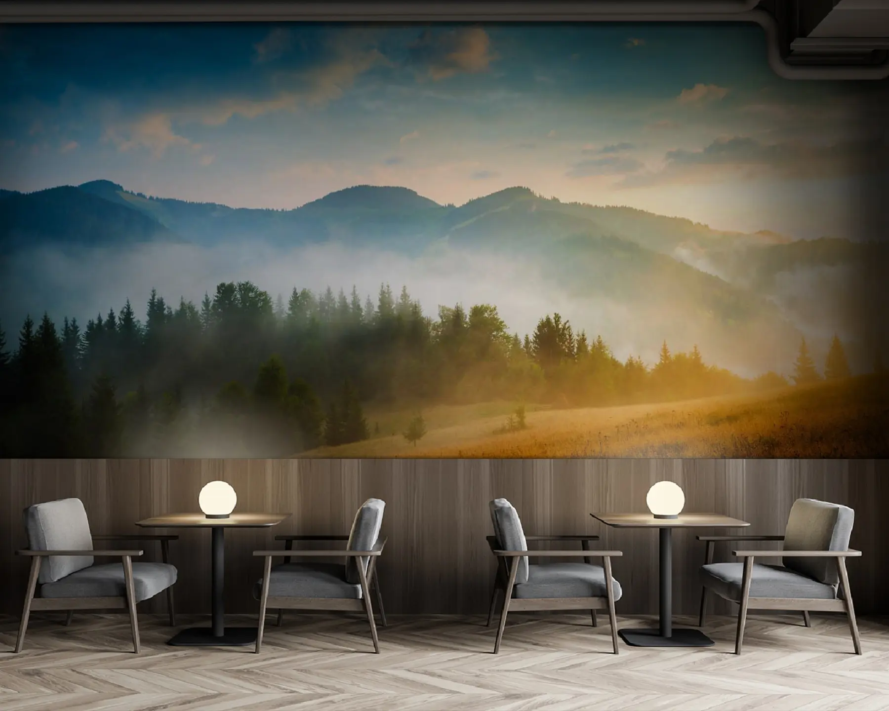 wall murals Sky, cloud e plant u54619