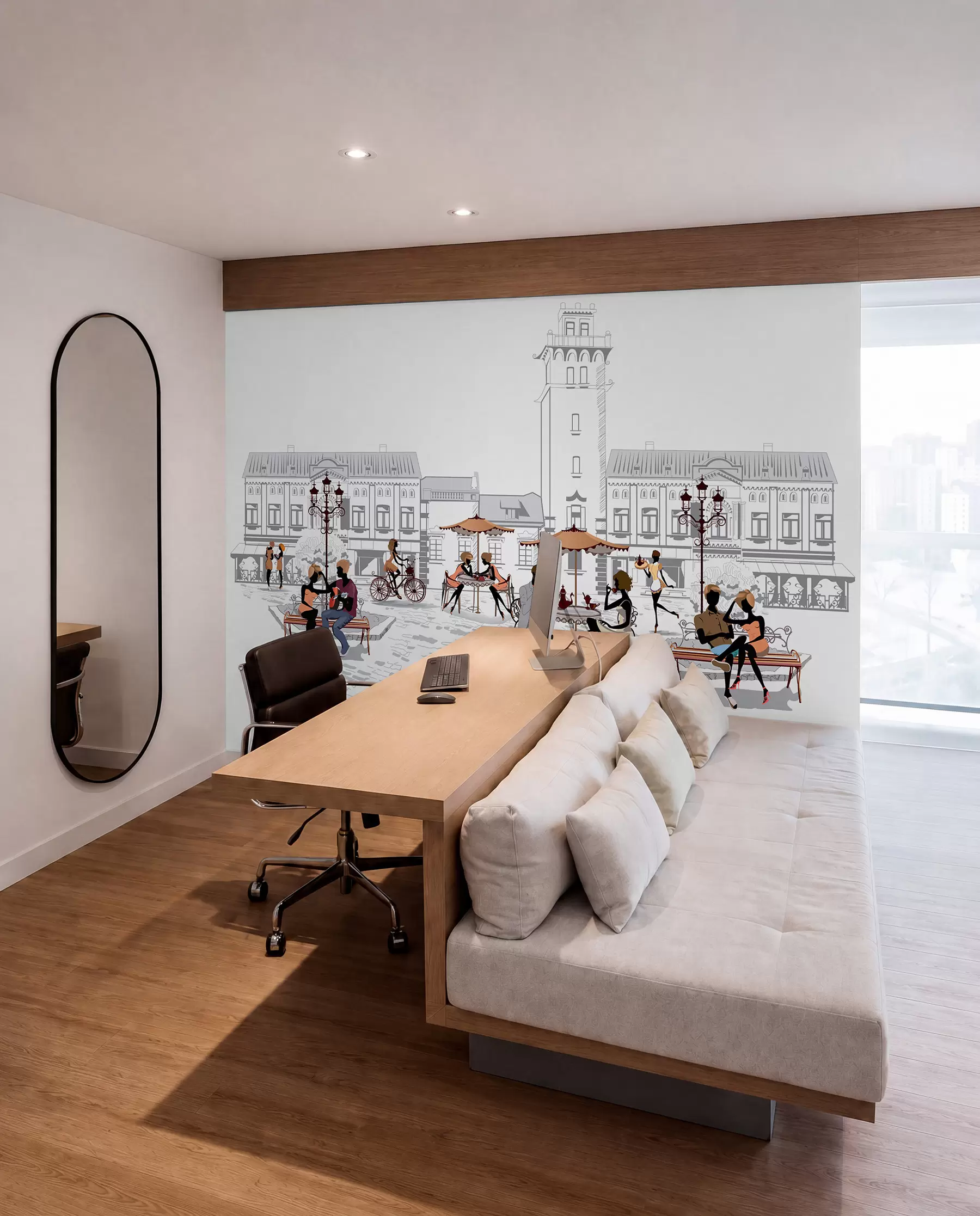 wall murals Urban design, font e art u56109
