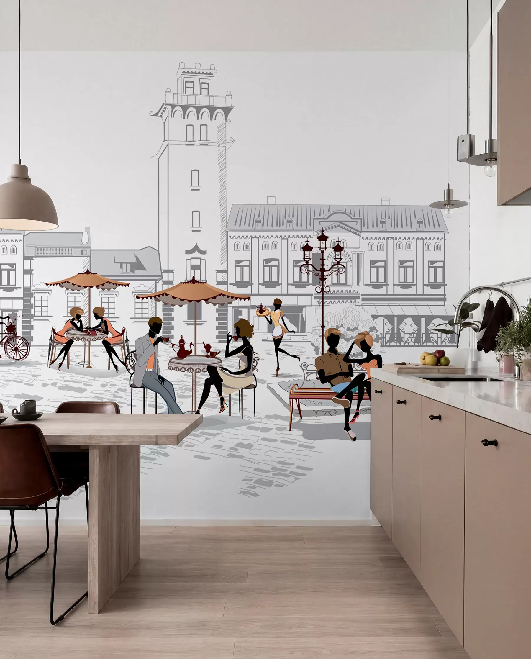 wall murals Urban design, font e art u56109