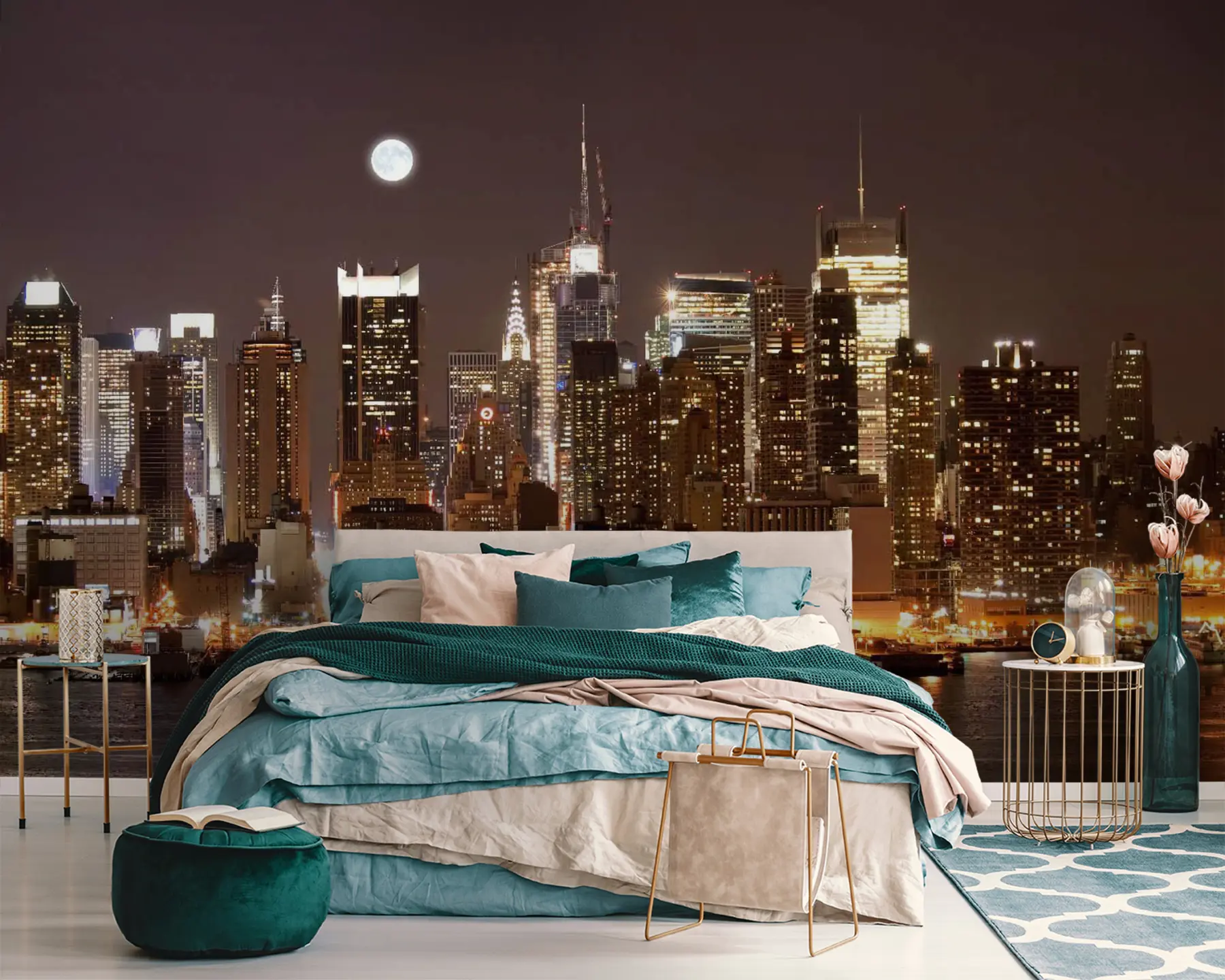 wall murals New York waterfront u57923