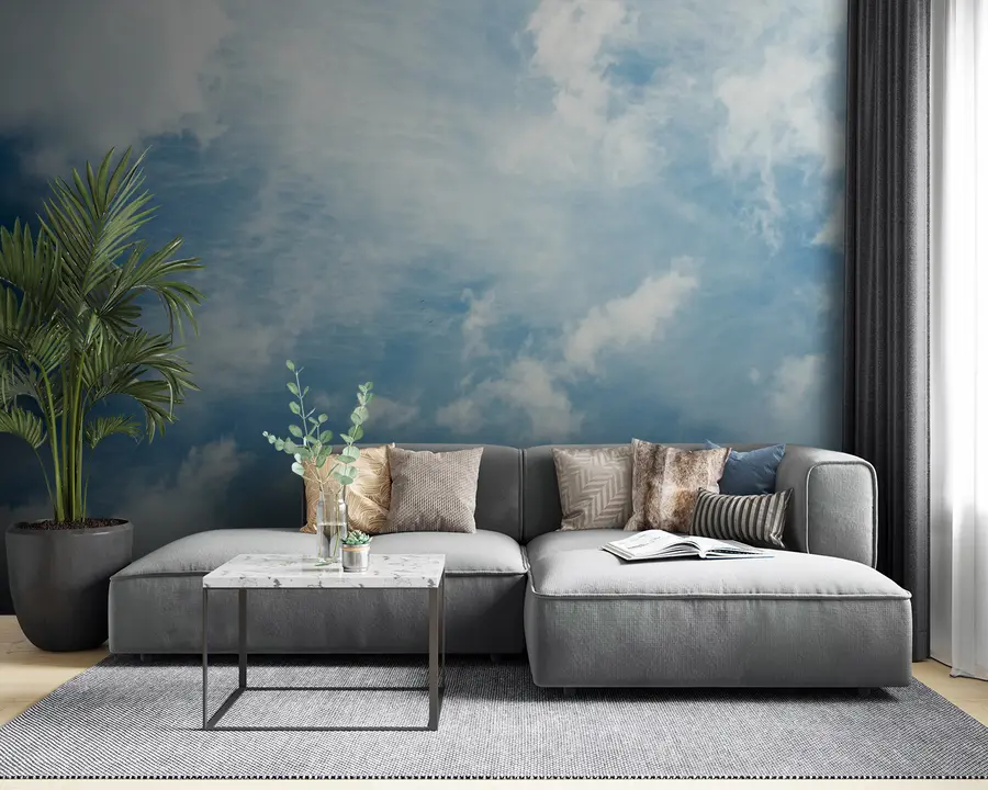 wall murals Clouds, blue sky u21064