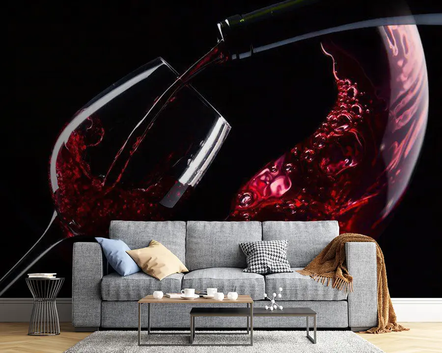 wall murals Automotive lighting, liquid and hood u66084