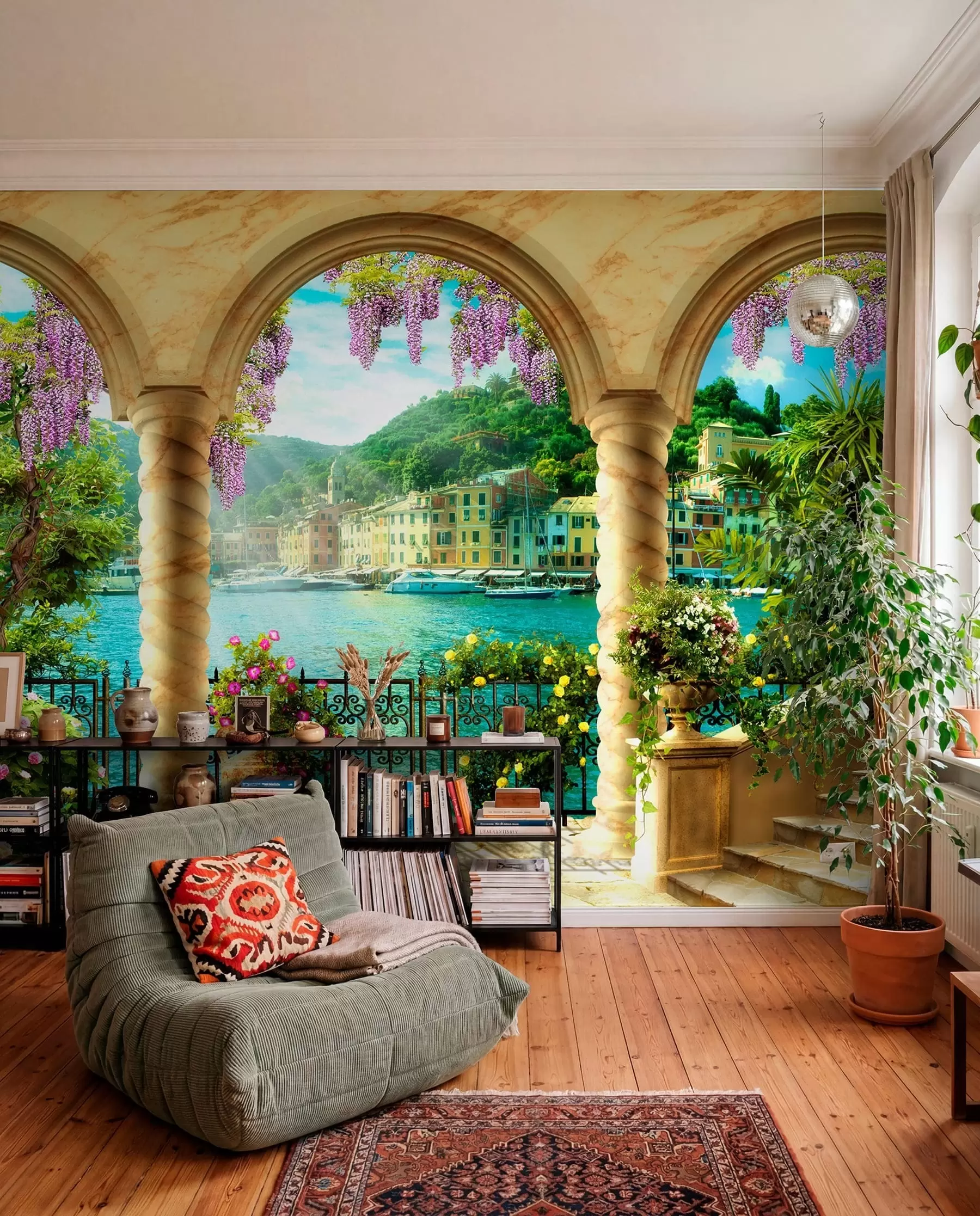 wall murals Flower, water e plant u79431