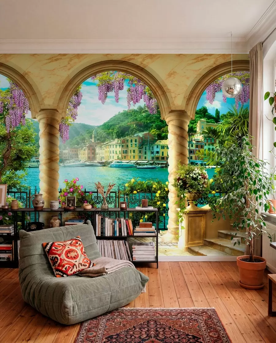 wall murals Flower, water e plant u79431