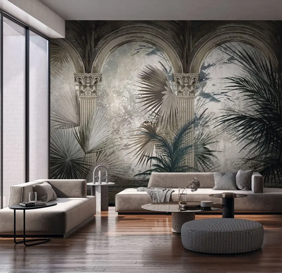 wall murals Classic arches in the jungle u73798