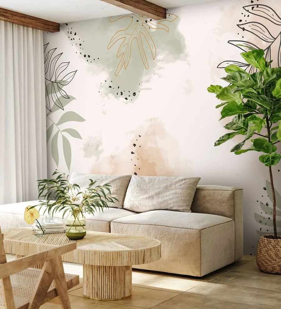 wall murals Leaves - shapes of nature u73684