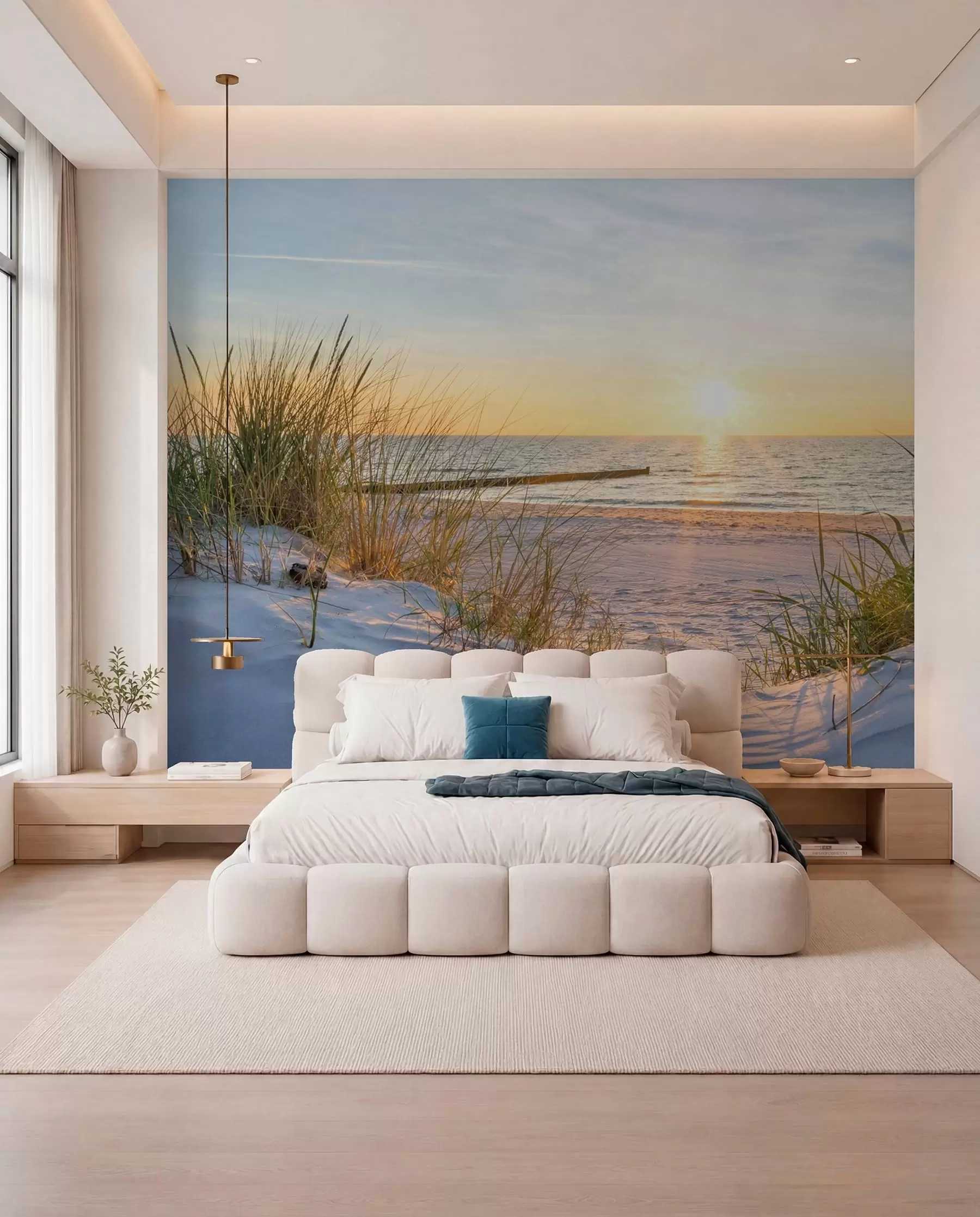 wall murals Sunset beyond the Dunes u93577