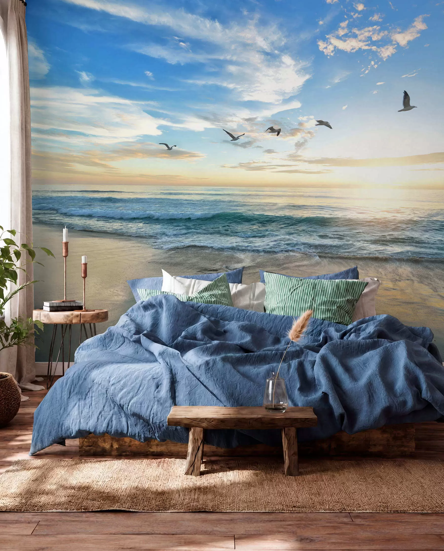 wall murals Seagulls at Dawn u93607