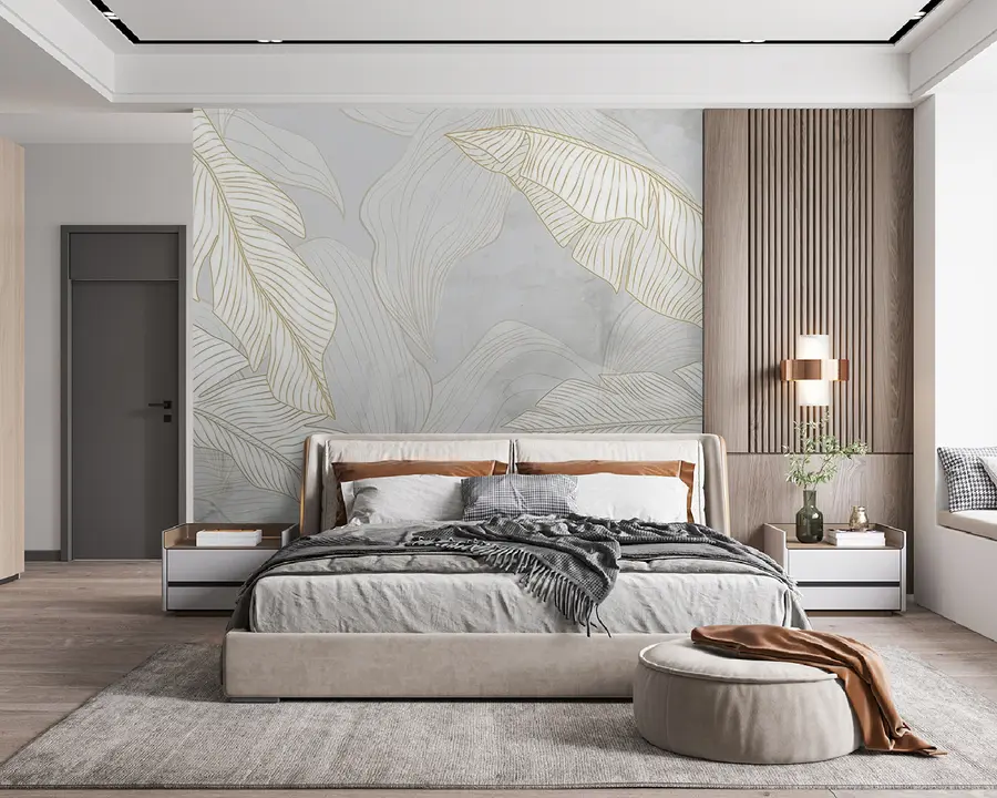 wall murals Leaf, twig e art u93319