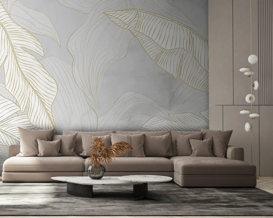 wall murals Leaf, twig e art u93319