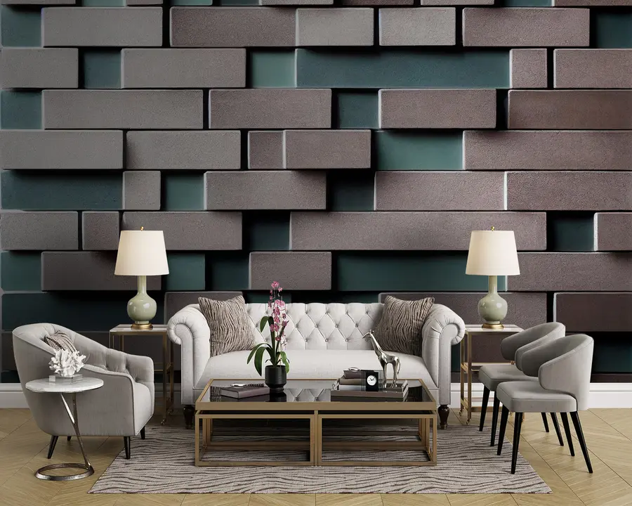 wall murals Property, rectangle e azure u93411