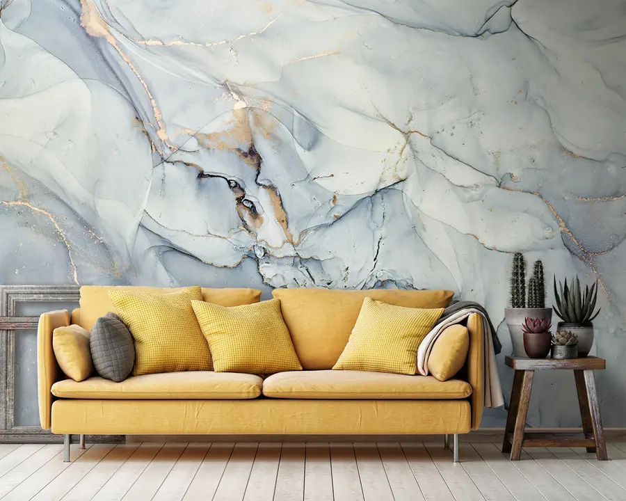wall murals Ice cap, snow e melting u93432