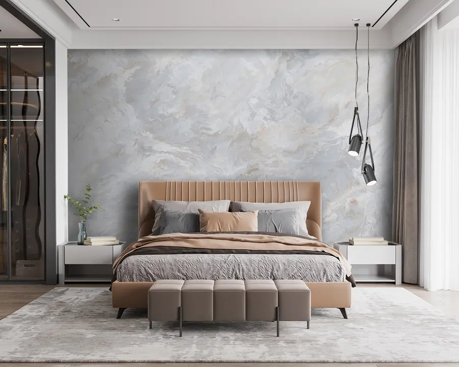 wall murals Mix of gray and brown u93434