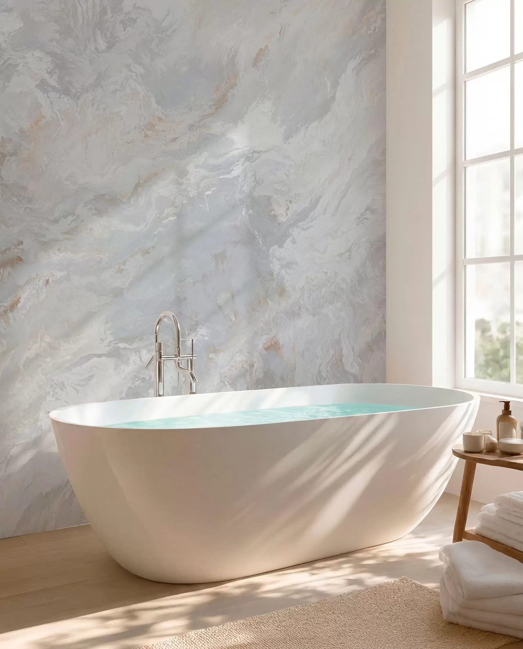 wall murals Pale Mineral Wash u93434
