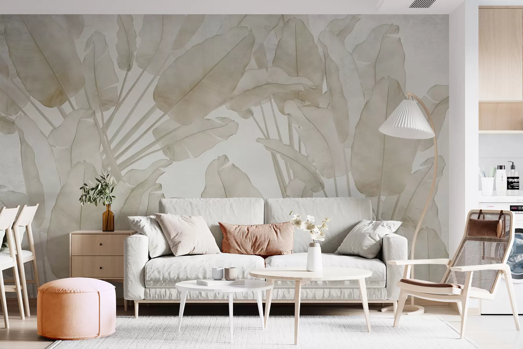 wall murals Banana leaves trend u73963