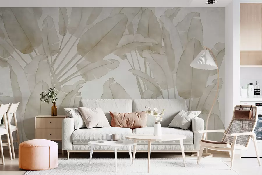 wall murals Banana leaves trend u73963