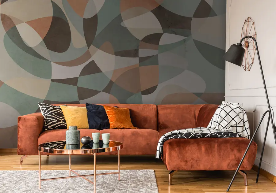 wall murals Geometric retro trend u73971