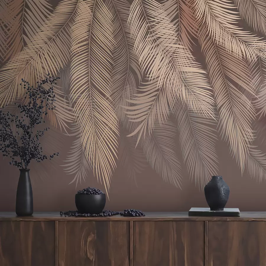 wall murals Plant, outerwear and wood u48556v1