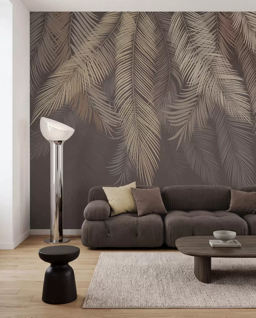 wall murals Plant, outerwear and wood u48556v1
