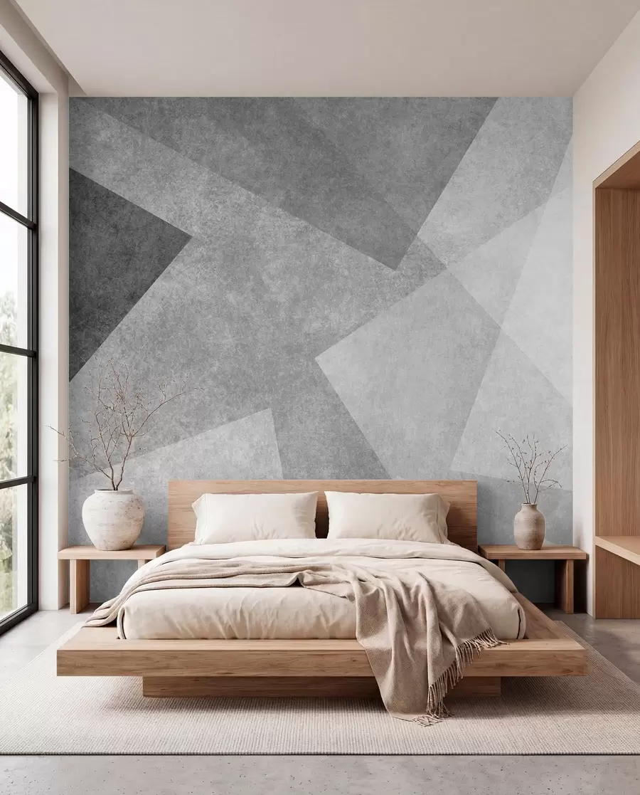 wall murals Grey Triangle Planes u74057