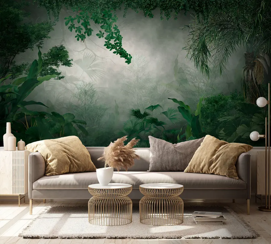 wall murals Mysterious jungle u74409